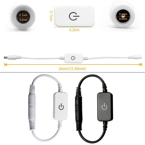 DC12V -24V 2A LED Strip Light Touch Switch Dimmer Adjust Brightness ...