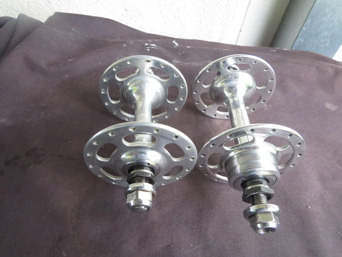 CAMPAGNOLO RECORD TRACK HUBS 32 HOLE FIXIE PISTA VINTAGE BICYCLE