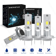 For Mercedes-Benz C250 C300 C350 - 4pc Combo Headlight High Low Beam LED Bulbs