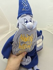 Disney Wisdom Plush 912 Merlin Limited Release Tagged Purple Soft toy