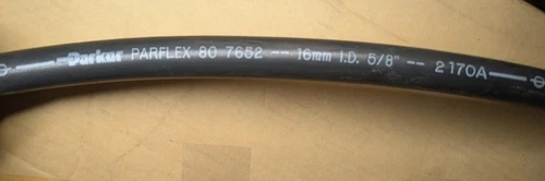 Parker Parflex 80 7652 Hydraulic Hose - 16mm I.D. 5/8"   -    Sold by the foot