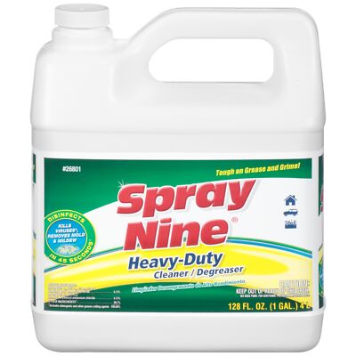 #ad 1 Galon Heavy Duty Cleaner Degreaser Spray Nine 26801 Refill for Spray Bottle $21.02