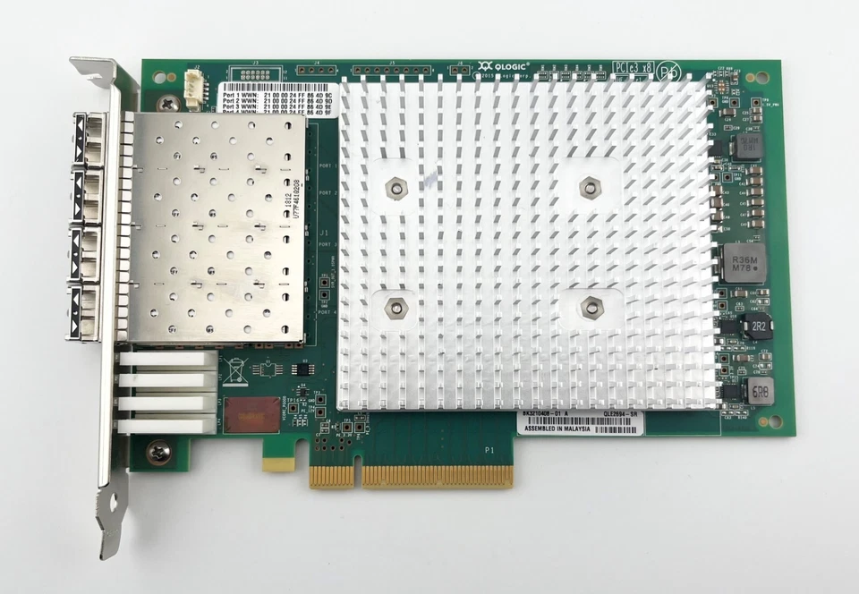 Qlogic QLE2694-SR 16GB Quad Port Fibre Channel PCIe Gen3 HBA - 3 Year Warranty - Image 3 of 4