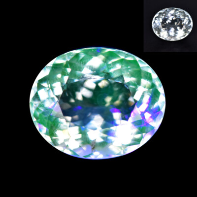 2.95Ct Rare! Clean Quality Untreated Color Change Hyalite Opal _ Mexico
