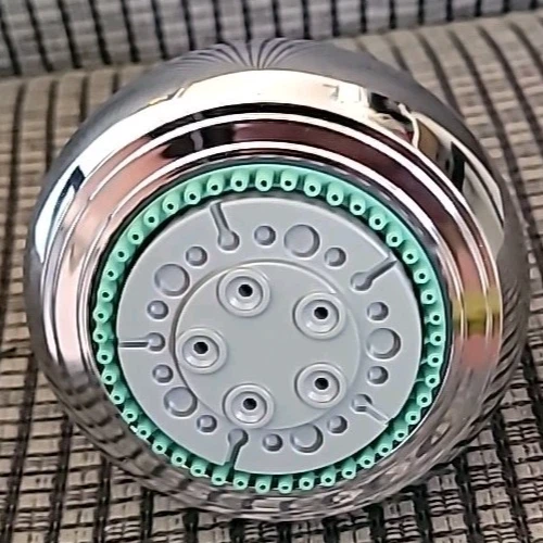 Delta 39387 Chrome Showerhead 5-Spray 2.5 GPM Green Tips New Open Box - Image 2 of 4