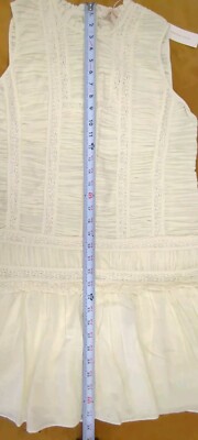 Rebecca Taylor Ruched Lace Dress new ivory SZ 10 | eBay Rebecca Taylor Ruched Lace Dress new ivory SZ 10 | eBay