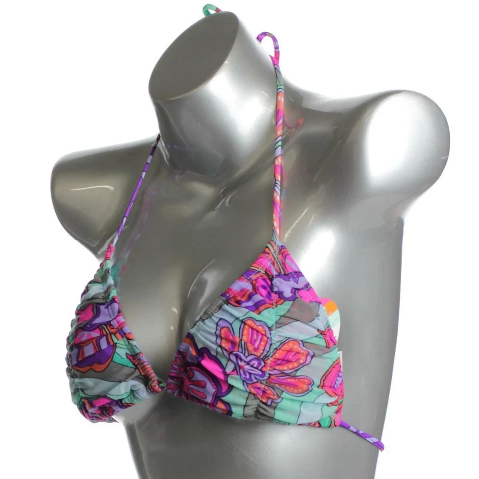 Изюм новый женщин L зеленый мульти цветочный бикини верхний купальный костюм женщин бикини $50 - Изображение 3 из 4
