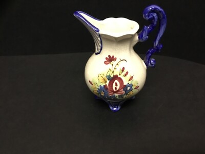 Vintage Japan Giftcraft Toronto  Mini Ewer Pitcher Hand Painted 3.5 H