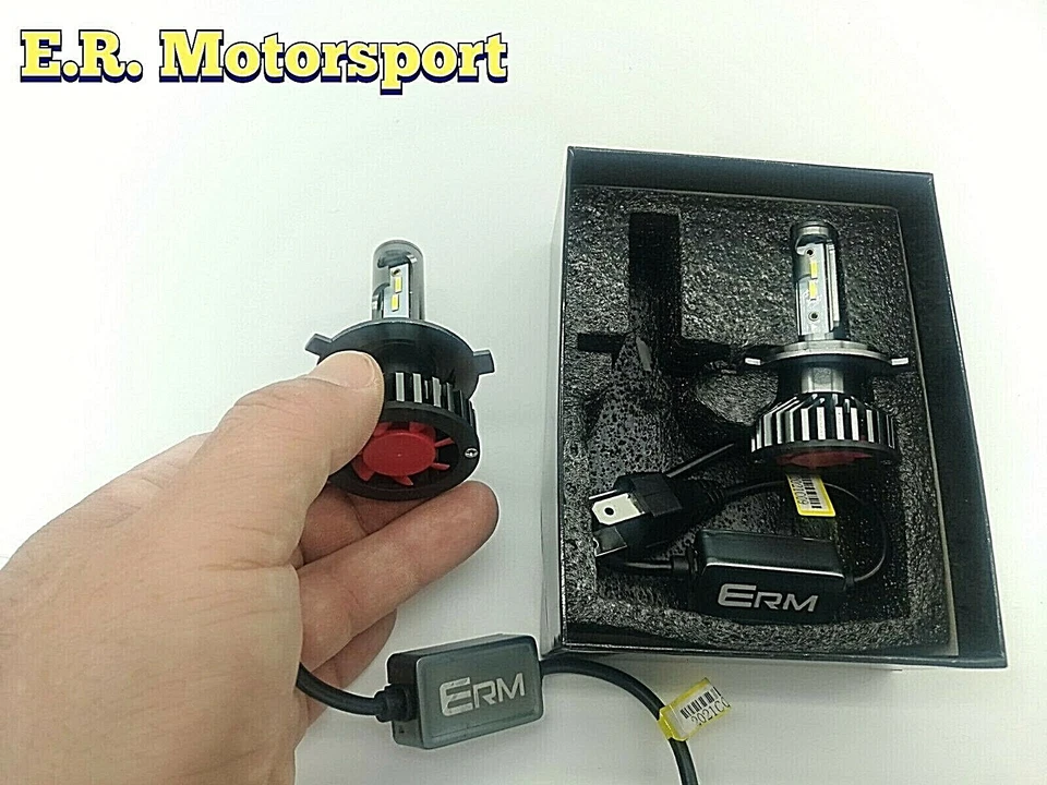 DAIHATSU APPLAUSE Lampade BiLed WHITE 6000° K H4 12V 20000Lm CANBUS NO ERROR - Immagine 3 di 4