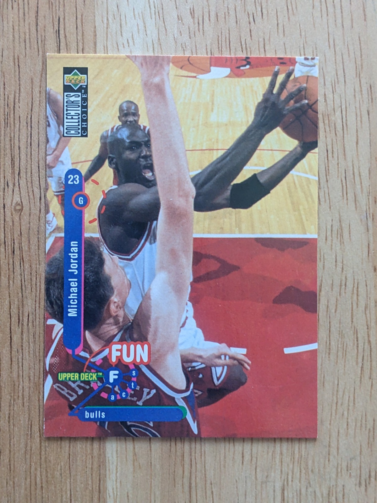 1995 Upper Deck Basketball Collector's Choice - Fun Facts - #169 Michael Jordan