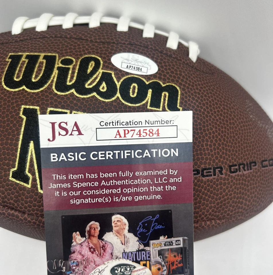 Eddie George Signed Offical NFL Football Tennessee Titans Auto JSA COA - Image 4 of 4