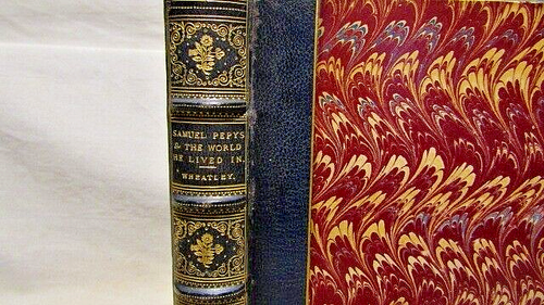 Wheatley Samuel Pepys and theWorld He Lived In 1st 1880 1/2 morocco fine binding - Picture 2 of 5