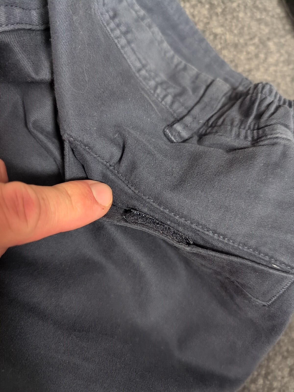 MEN'S MR MARVIS NAVY BLUE CHINO SHORTS, "THE COSMICS" SIZE SMALL (S) image 8