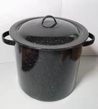 Granite Ware 12 Qt. Stock Pot With Lid Black