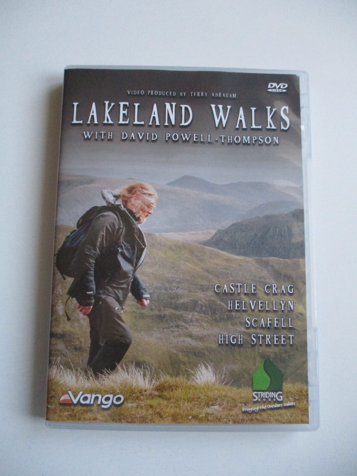 LAKELAND WALKS WITH DAVID POWELL-THOMPSON - DVD - CASTLE CRAG HELVELLYN SCAFELL