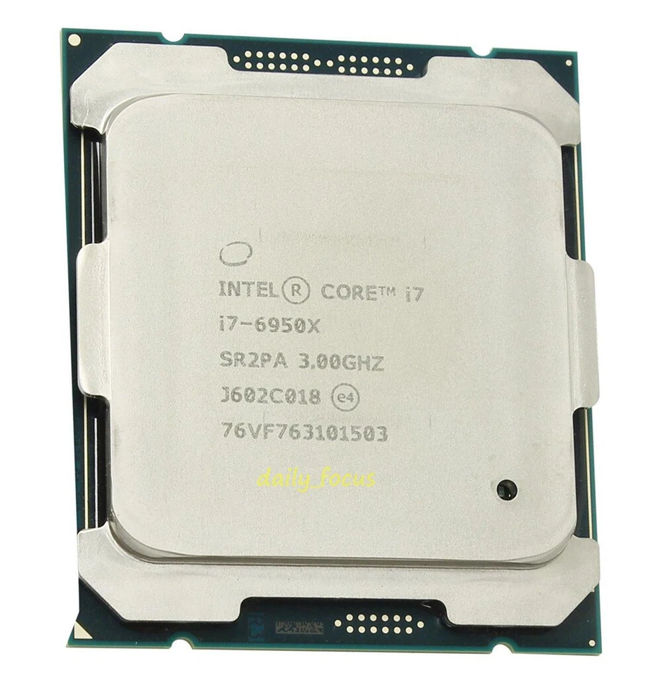 Intel Core i7-6950X 3 GHz LGA2011-3 Extreme Edition OEM SR2PA 25M CPU Processor - Image 3 of 3