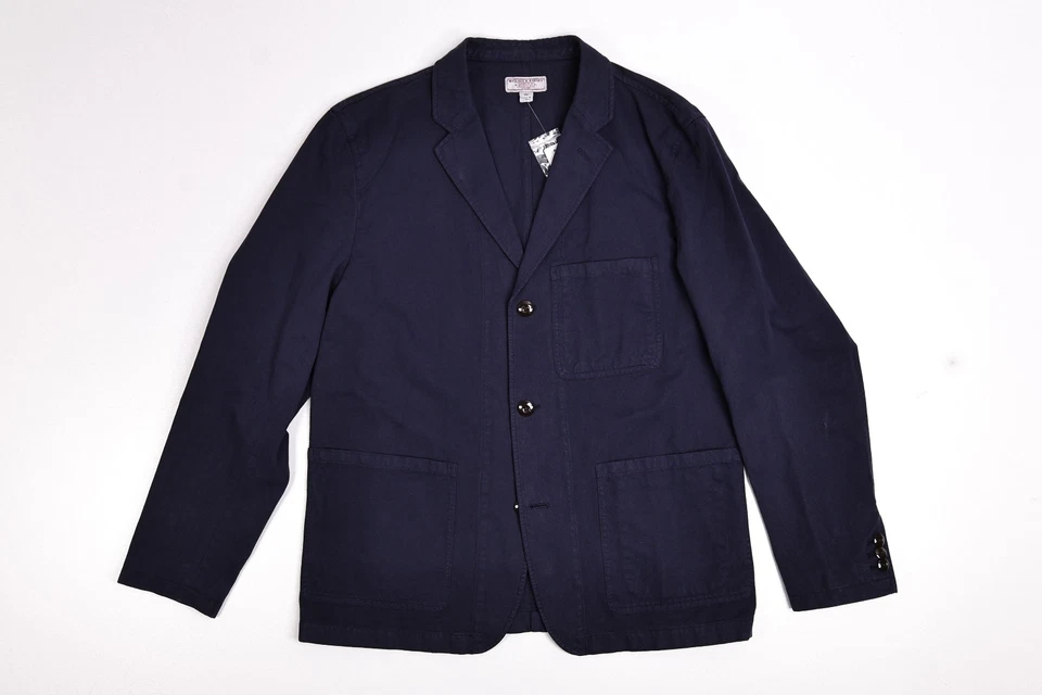 J. CREW Wallace & Barnes Canvas Men’s Linen/Cotton Chore Jacket Coat 42 R - Image 2 of 4