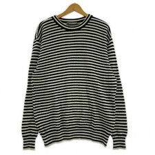 ISSEY MIYAKE ISSEY MIYAKE borderknit sizeS/Black x off-white