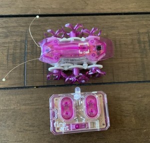 HEXBUG Remote Controlled Fire ANT Micro Robotic Creature Pink Preowned