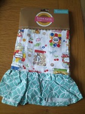 Cooksmart Frilled Apron Vintage Collection 100% Cotton New with Tags