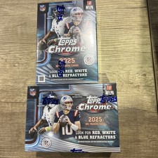 Topps Chrome  Football NFL 2025 Value Box