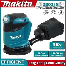 Makita DBO180Z 18V Cordless Random Orbital Sander for Woodworking And Putty Poli
