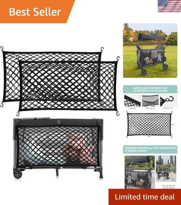 Large Capacity Stroller Cargo Net for Wonderfold W-Series Models - Easy Install