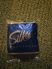 1993 silkies control top pantyhose 133 X-tall Off Black