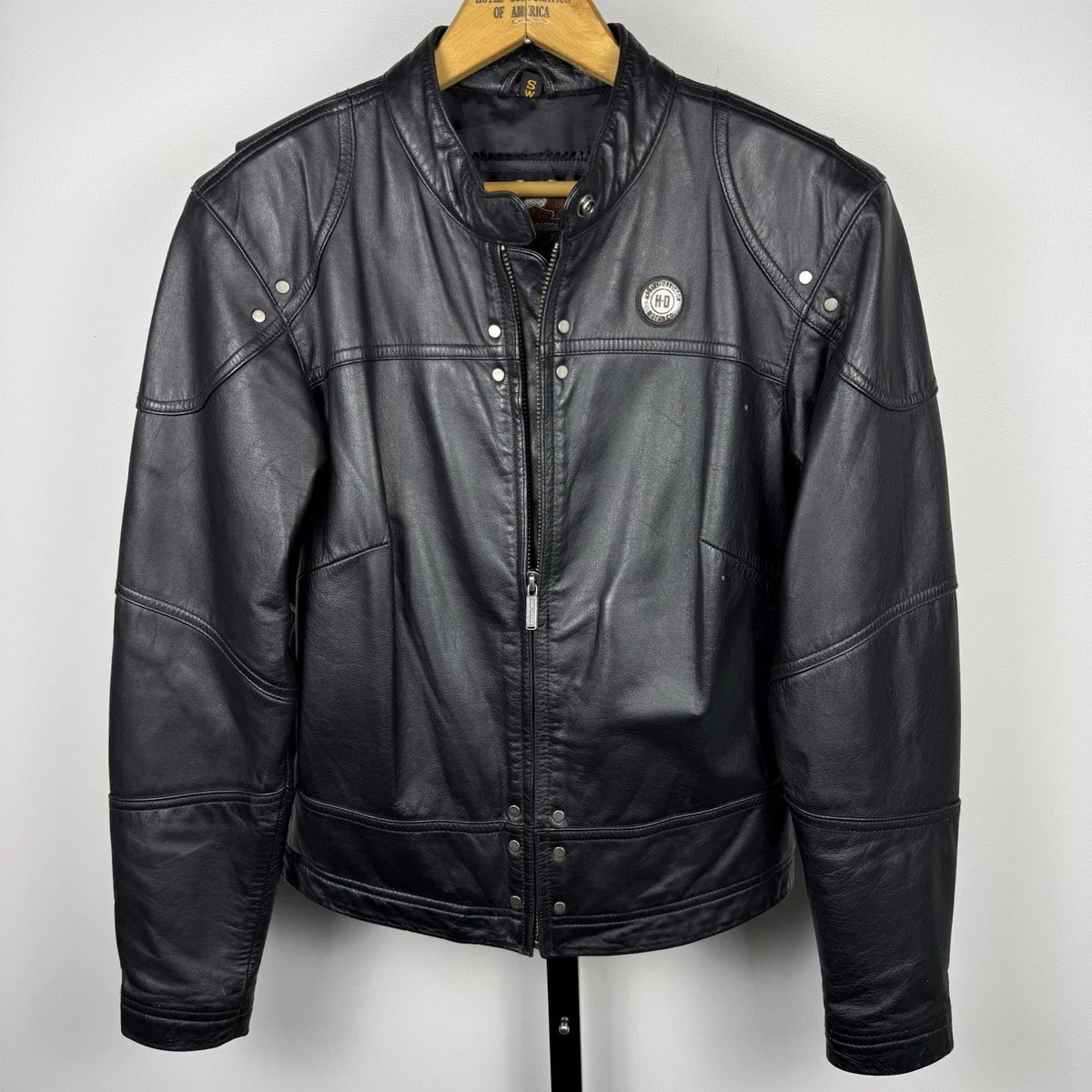 Harley Davidson Leather Jacket Embossed for sale | eBay