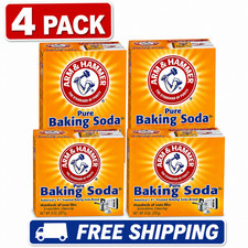 Arm & Hammer Pure Baking Soda, 8oz, Pack of 4 32Ounce (Pack 4)