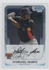 2011 Bowman Chrome Prospects Starling Marte #BCP178 6u5