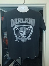Las Vegas Oakland Raiders NFL Team Apparel Classic Black T-shirt Size L