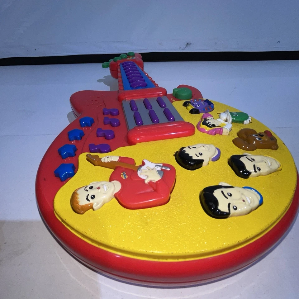 Vintage 2003 Spin Master The Wiggles Musical 16" Toy Guitar Tested - Image 3 of 3