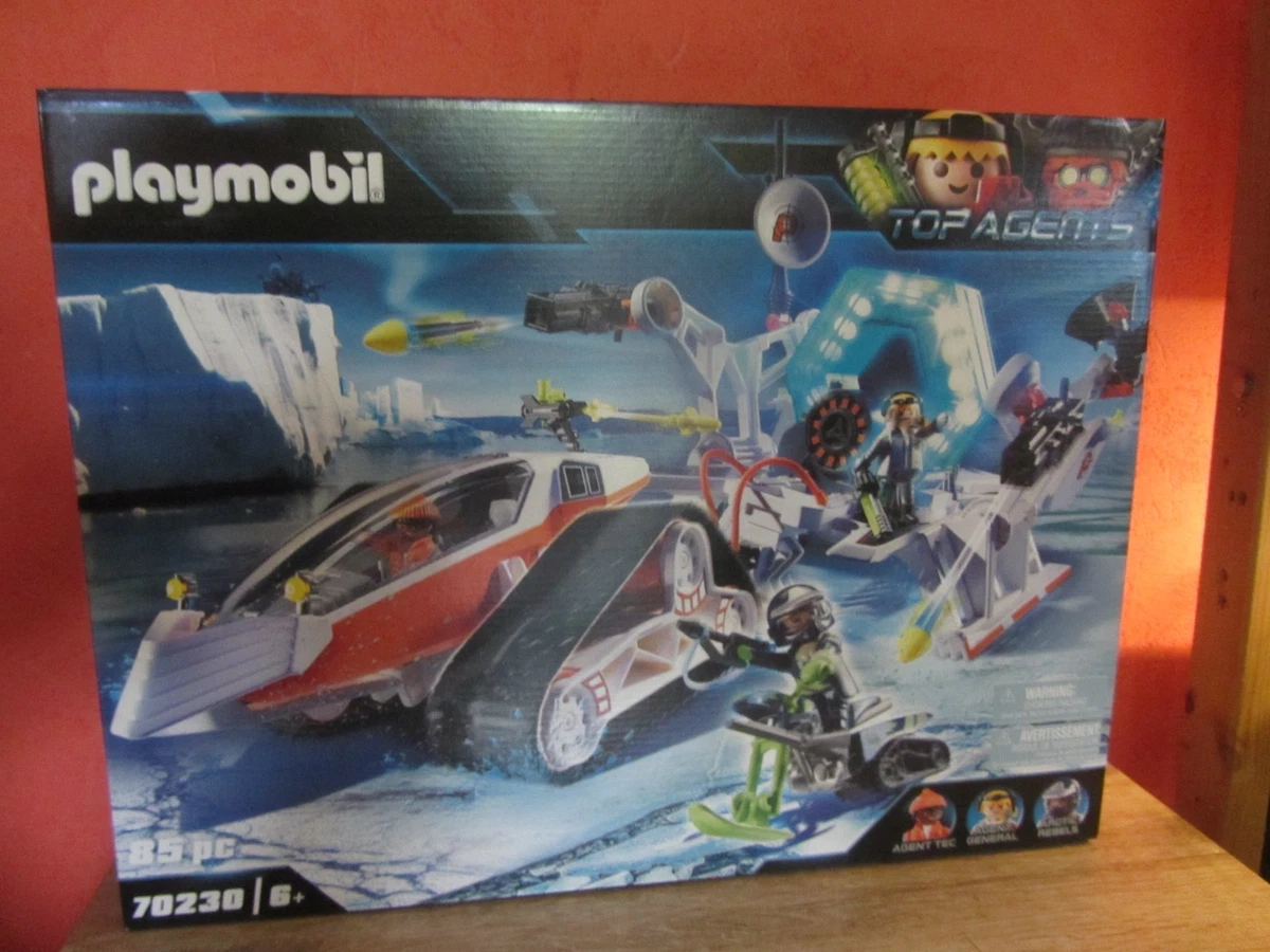 Playmobil 70230 Top Agents Spy Team Kommandoschlitten Arktis Abenteuer Eisportal