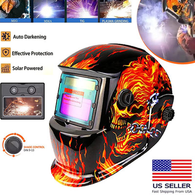 Pro Solar Auto Darkening Welding Helmet Arc Tig Mig Mask Grinding Welder Mask