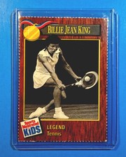 BILLIE JEAN KING RARE USA SI FOR KIDS THE BATTLE OF THE SEXES LEGEND 1990