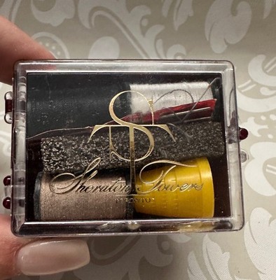 Sheraton Towers Toronto Vintage Travel Sewing Kit With Compact Case