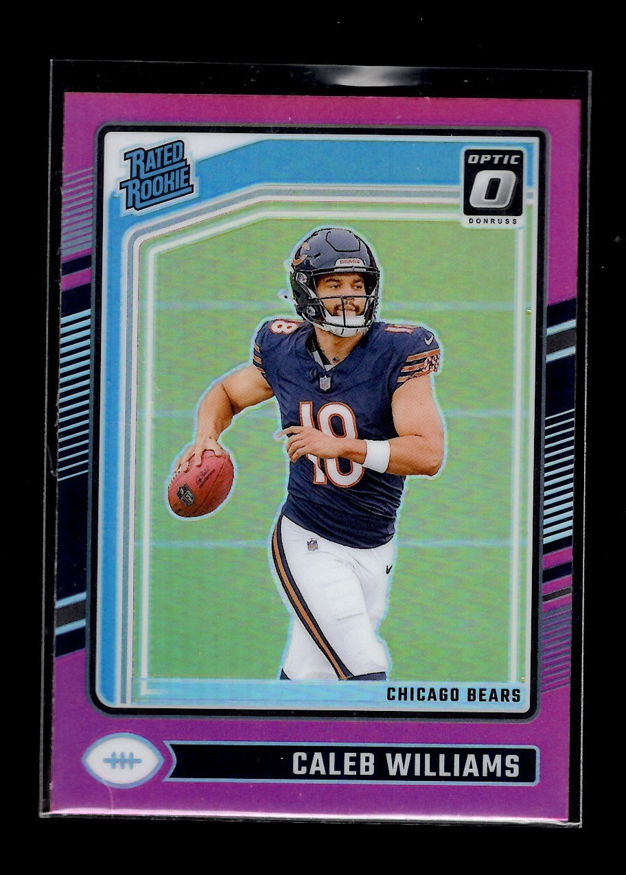 2024 Panini Donruss Optic - Rated Rookie Caleb Williams #201 Pink Prizm (RC)
