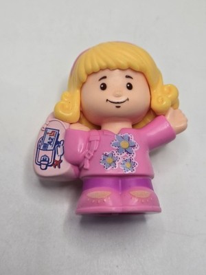 Fisher Price Little People Travel Together Emma Girl 2.5'' Figure 2016 Mattel DJB