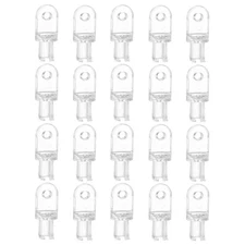 20Pcs 0.9" x 0.3" Plastic Vertical Blinds Replacement Parts (Transparent)