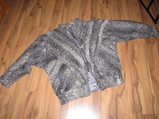 modischer Persianer/Wildleder Blouson grau handgefertigt v.Kürschner WIE NEU!!!
