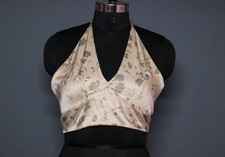 Handmade Indian Silk Blouse  Boho Ethnic Crop Top  Reversible Top STT1010