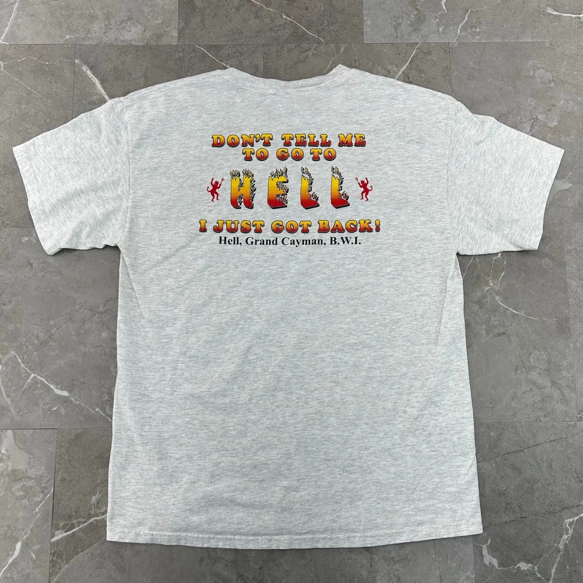 T-shirt Vintage 90s – Cycle Rock – Hanes Beefy – Taille M – Blanc – Single Stitch USA