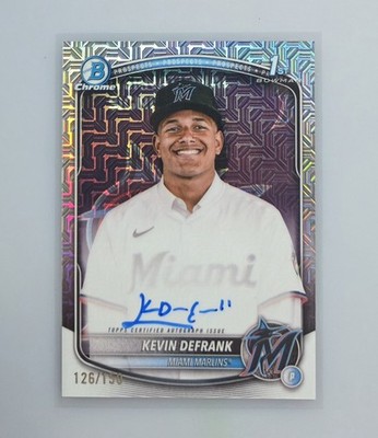 Kevin DeFrank 2025 Bowman Chrome 1st HTA Choice Mojo Refractor Auto /150 #CPA-KD