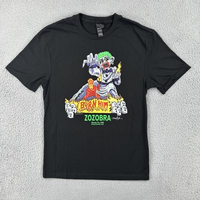 Kiwanis Club Of Santa Fe 2020 Small Black Shirt Zozobra Santa Fe NM Burn Him Tee