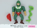 King Hiss 100% Complete He-Man Masters of the Universe MOTU 1986 Mattel Vintage