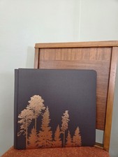 Creative Memories Chocolate Foiled Album Forest Trees Scene Scrapbooking