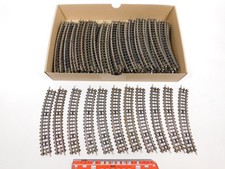 100x Trix Express H0 704/4704 Track, faults, Pappschwelle curved CT741-2