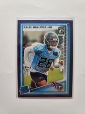 2025 Donruss Optic #262 Kalel Mullings Purple Shock