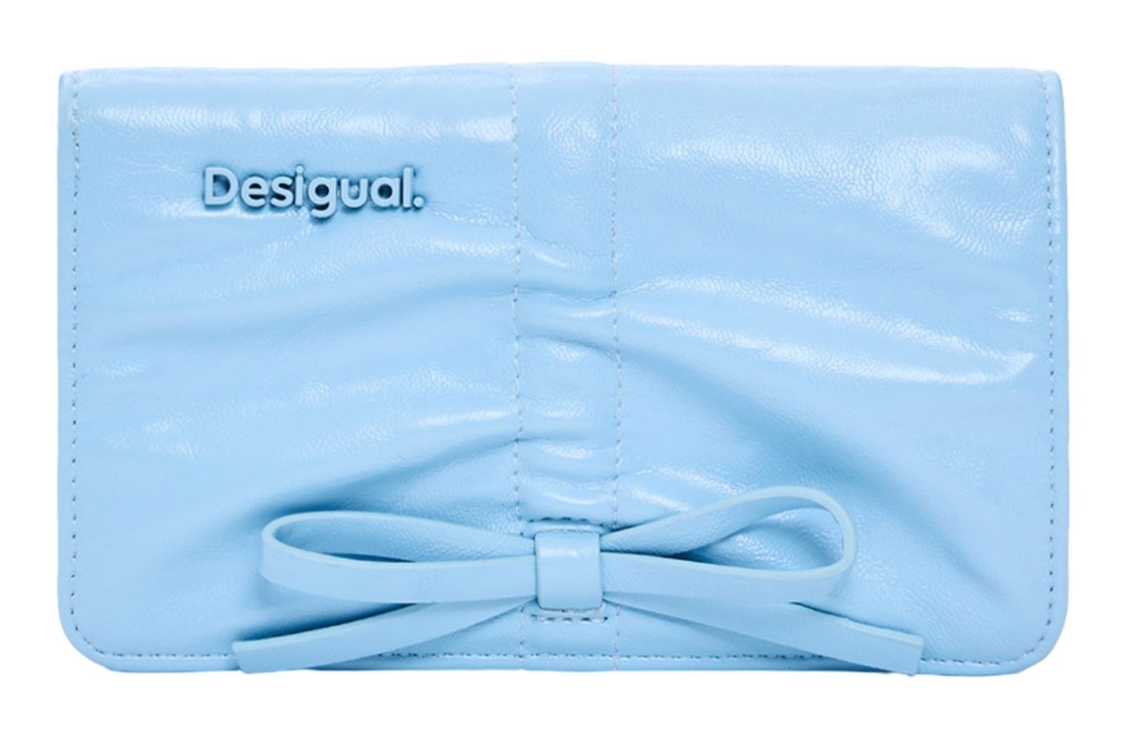 Desigual Bow Detail Zip Around Wallet - Female - Wallets & Cardholders - Blue - One Size - Accessories - Image 2